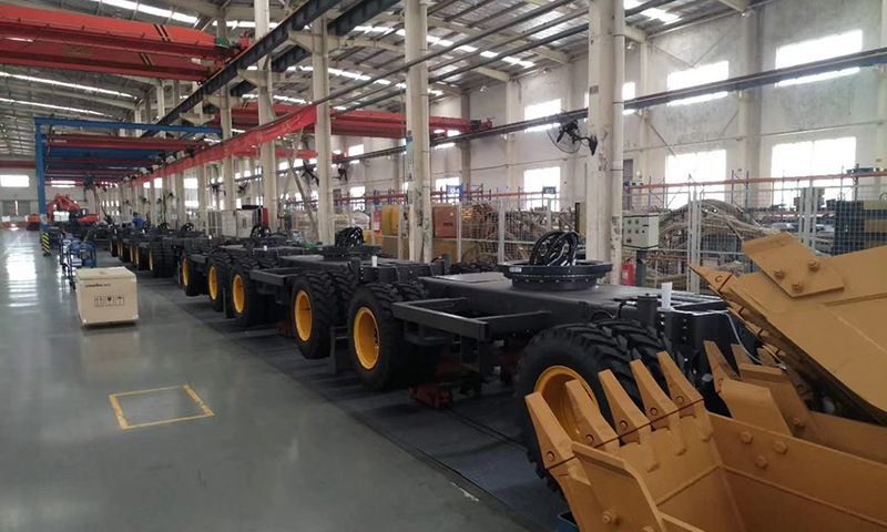 Ligne de production de chariots élévateurs