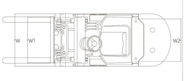 Chariot élévateur à combustion interne, FK11-2T