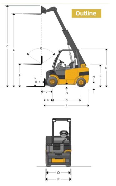 Chariot télescopique, FK-F3T