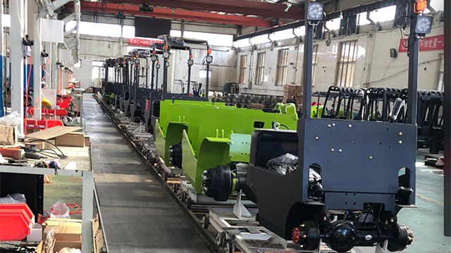 Ligne de production de chariots élévateurs