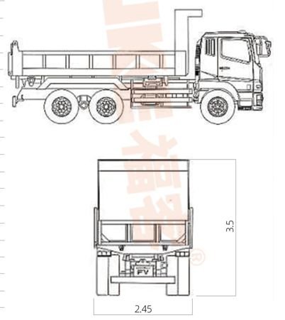 Camions bennes, FK6-160T