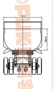 Semi-remorque bennes, FK35-1308G