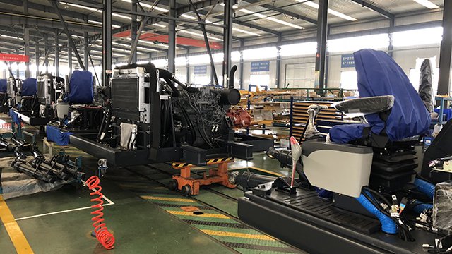 Ligne de production de chariots élévateurs