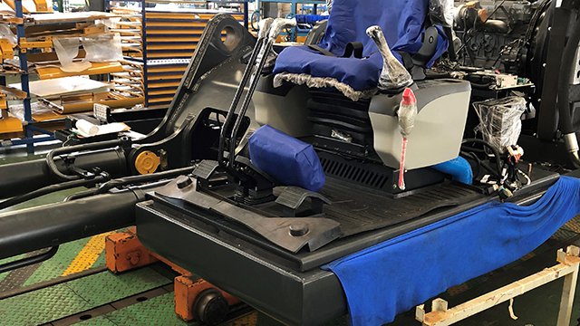 Ligne de production de chariots élévateurs