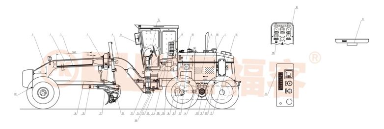 Niveleuse / Niveleuse à moteur, FK-140
