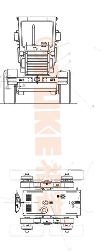 Niveleuse / Niveleuse à moteur, FK-160