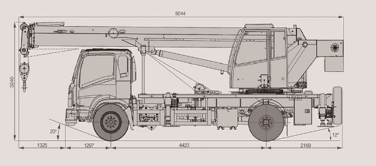 Camion grue, FK-08T