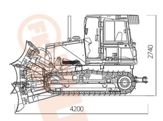 Bulldozers sur chenilles, FK14-086T