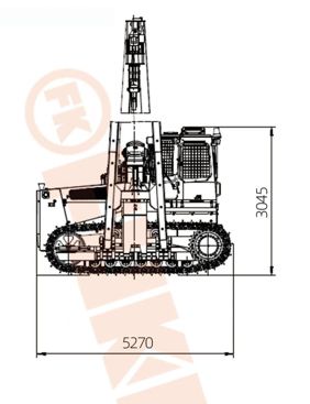 Bulldozers sur chenilles, FK14-150T