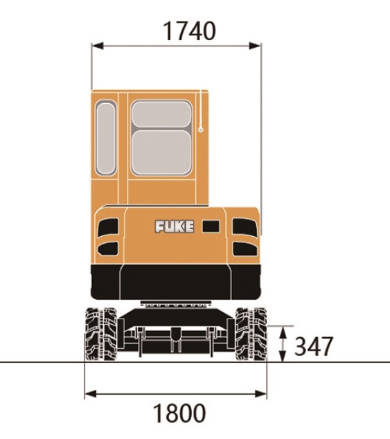 Mini-pelle, FK35SR